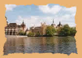 View of Corvin Castle from the lake - Source: Tourism Office of Budapest